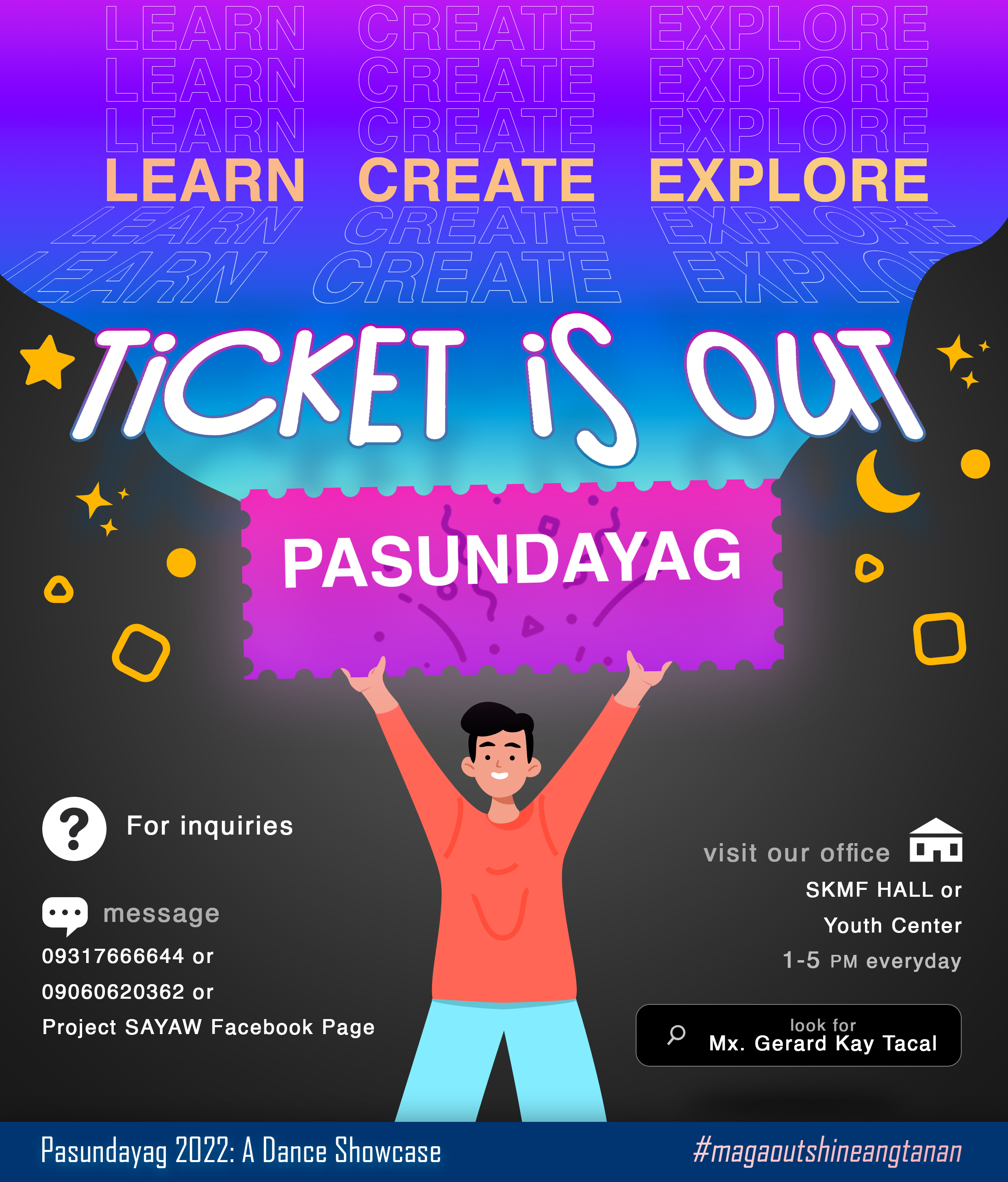 SAYAW Ticket Poster